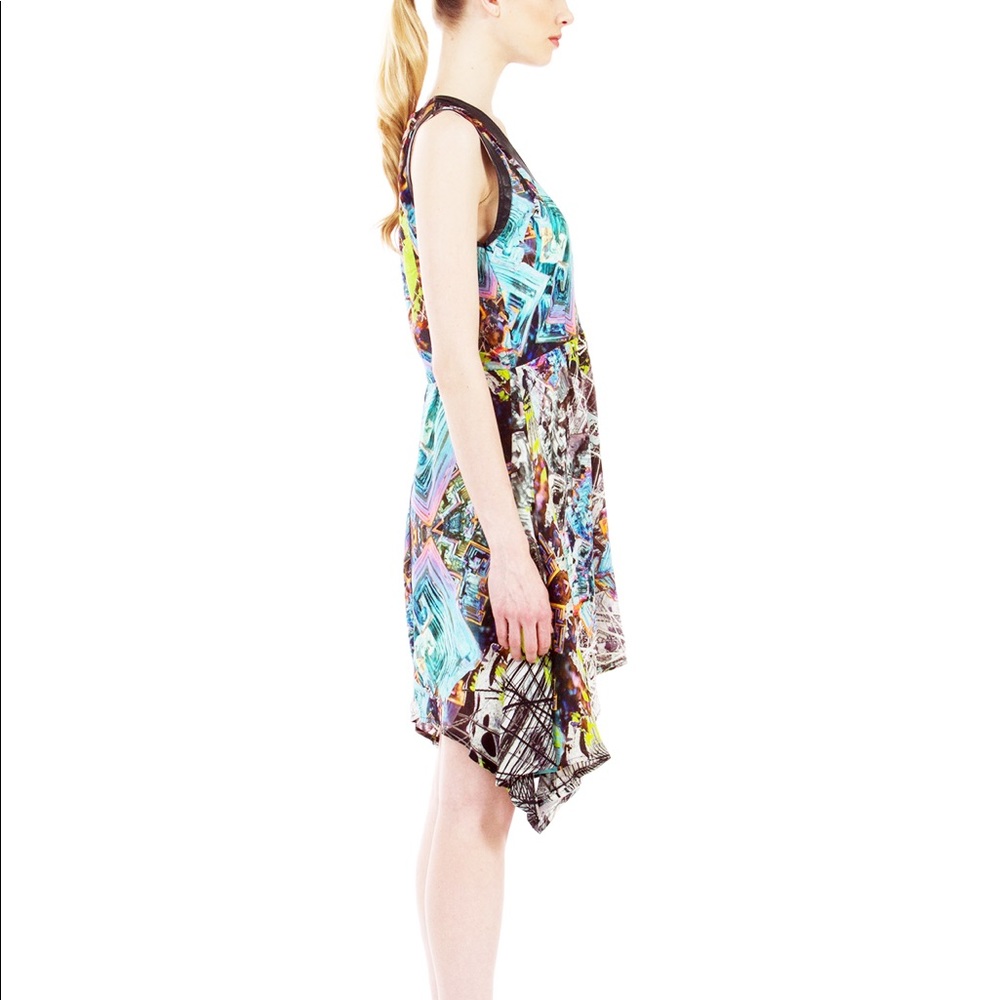 Silk print dress